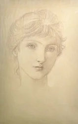 Portret van Margaret Burne-Jones